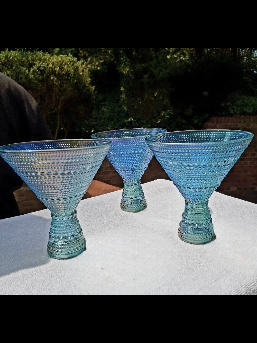 3 BKLYN Steel Martini Glasses